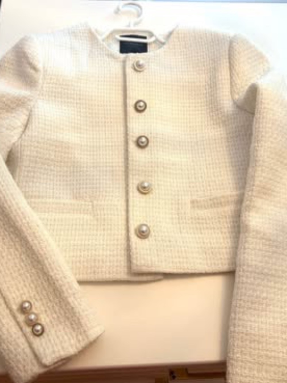 Dynamite cream white jacket